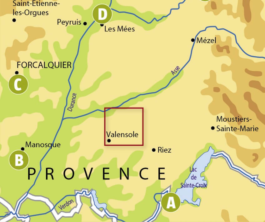 Valensole, le pays des champs bleus