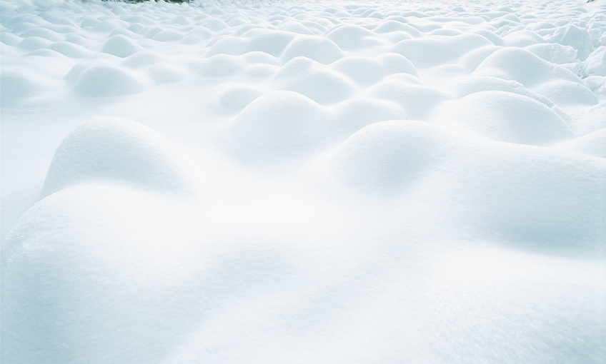 Dunes de neige à perte de vue