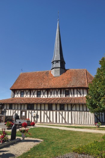 Eglise en pans de bois Escapade hivernale au lac du Der en Champagne-Ardennes