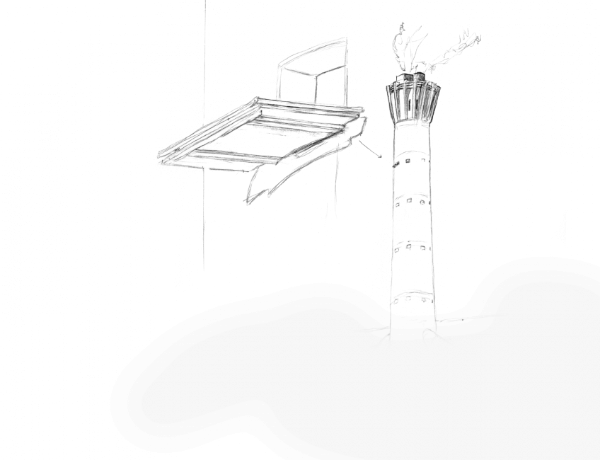 Le nid du pèlerin sur la cheminée à Oerlikon. La vengeance des pigeons kamikazes