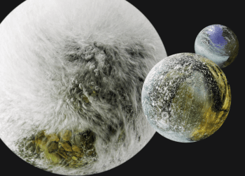 Paysage subaquatique à travers un objectif fish-eye, ou comment faire de l'eau une planète. Paysage subaquatique à travers un objectif fish-eye, ou comment faire de l'eau une planète.