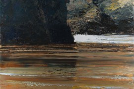 Courant, huile sur toile / © Dominique Abraham