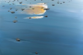 Grains de nuage, huile sur toile / © Dominique Abraham