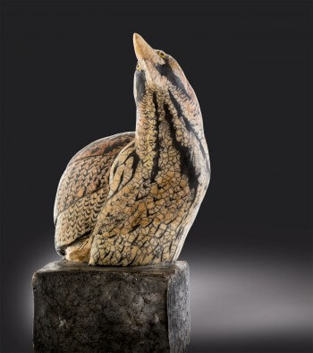 Grand butor en céramique