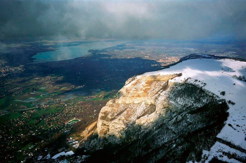 Vue sur le léman depuis le Salève