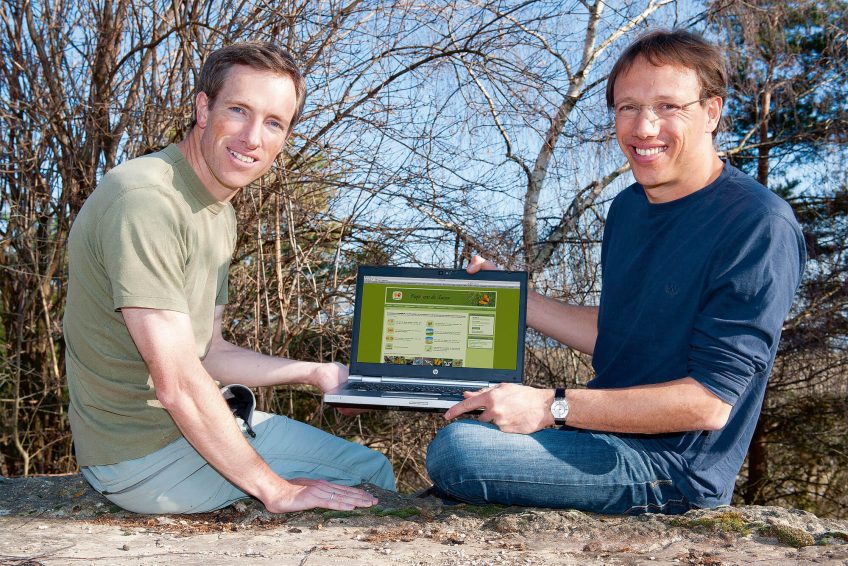 Vincent (à gauche) et Michel Baudraz