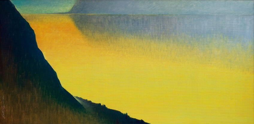 Le lavaux peint par Laurent Willenegger (Collection particulière de Claire Falcy et Benoît Girardin. Reproduction autorisée) Lavaux en peinture