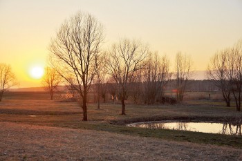 Le Seeland au soleil couchant / © Karine Poitrineau