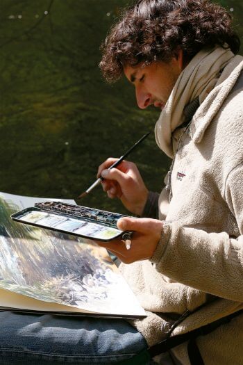 Laurent Willenegger La rivière dessinée par Laurent Willenegger