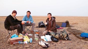 Lendemain de bivouac dans la Puszta, sur la piste des mammouths.