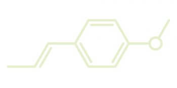 Molécule d'anéthol Molécules élémentaires d'odeurs