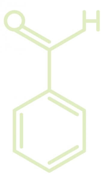 Molécule de benzaldéhyde Molécules élémentaires d'odeurs