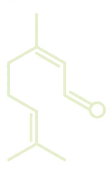 Molécule de néral Molécules élémentaires d'odeurs