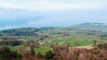 Vue sur le lac Léman depuis le Mont-Pèlerin