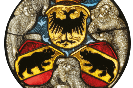 Vitrail rond aux armes bernoises daté de 1480. / © Bernisches Historisches Museum