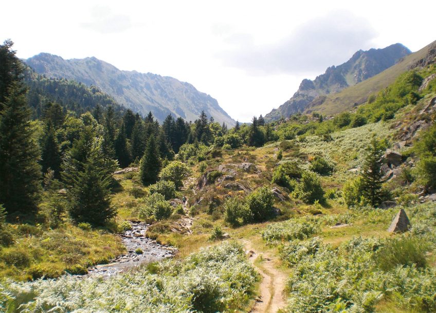 Promenade à Hérens-Les-Vals dans les Pyrénées
