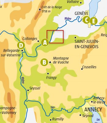 Balade le long du Rhône, là où il dépasse les bornes - La Salamandre escapade balade rhône Chancy