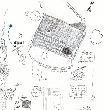 Etape 2 de Mon voyage au jardin le 29 janvier 2017. Renard amoureux étape 2 Mon voyage au jardin - La Salamandre