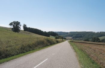 Sur la route entre Genève et Organbidexka. / © Jérôme Gremaud