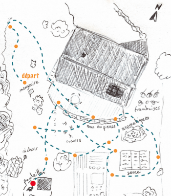 Etape 14 de Mon voyage au jardin. Supplice de Tantale pour le renard - La Salamandre