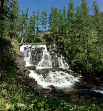Cascade de Fontcouverte Balade dans les alpages de la vallée de la Clarée - La Salamandre
