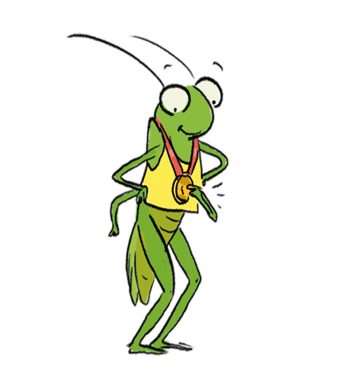 La sauterelle verte championne !