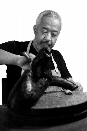 Les sculptures animales en bronze de Tsunéhiko Kuwabara - La Salamandre