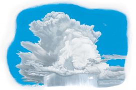 Cumulus humilis : apparaît par beau temps / © Cécile Aquisti