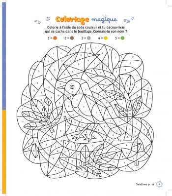 coloriage magique