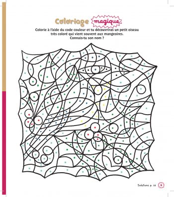 coloriage magique