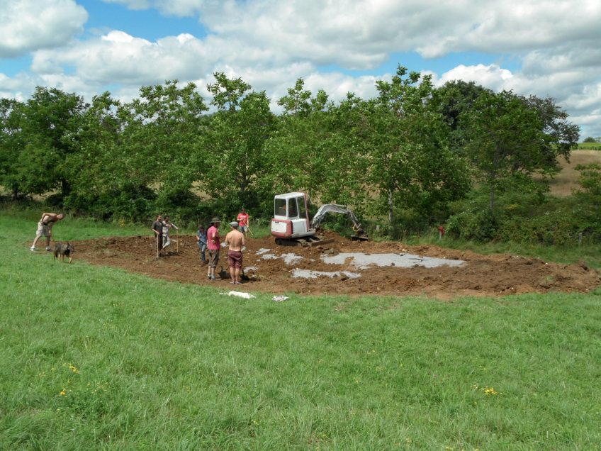 Rainette : La Salamandre finance la création d'une mare dans le Jura