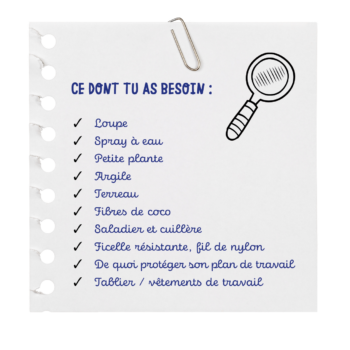 Liste matériel
