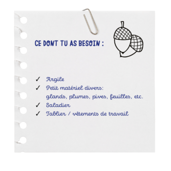 Liste matériel