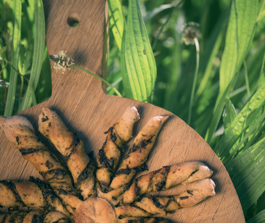 Soleil au pesto de plantain