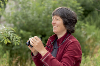 En compagnie de Marion Tanner, 
biologiste au réseau écologique de l’Arnon Marion Tanner, biologiste