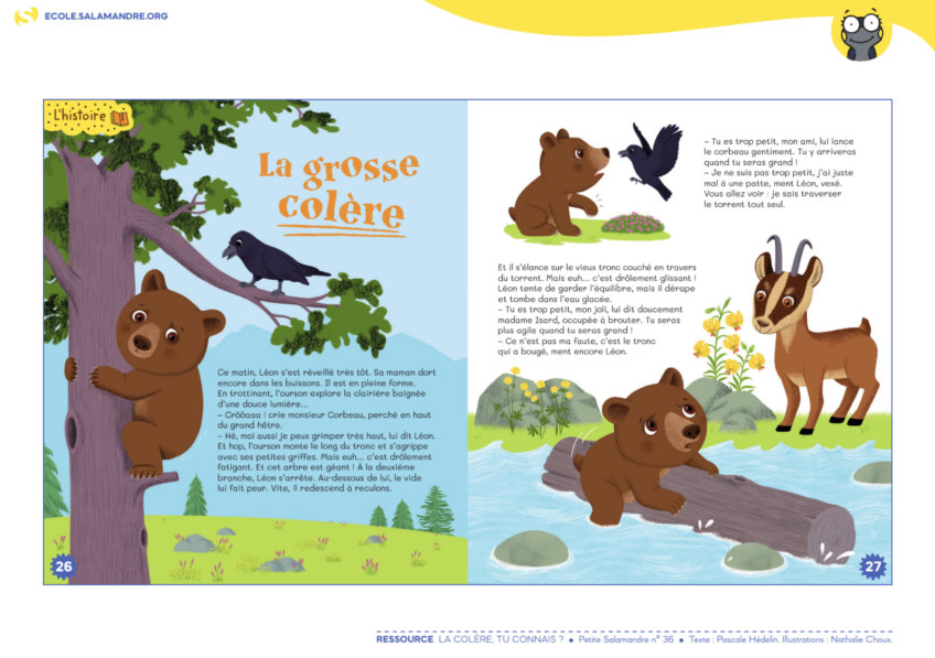Fiche pédagogique "La colère, tu connais ?", à retrouver dans le n.36 de notre magazine "La Petite Salamandre" cp