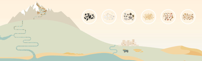 Sable, la formation d'une ressource de plus en plus rare - Infographie