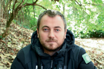Avec Guillaume Cadier de la Réserve naturelle de la Haute Chaîne du Jura.