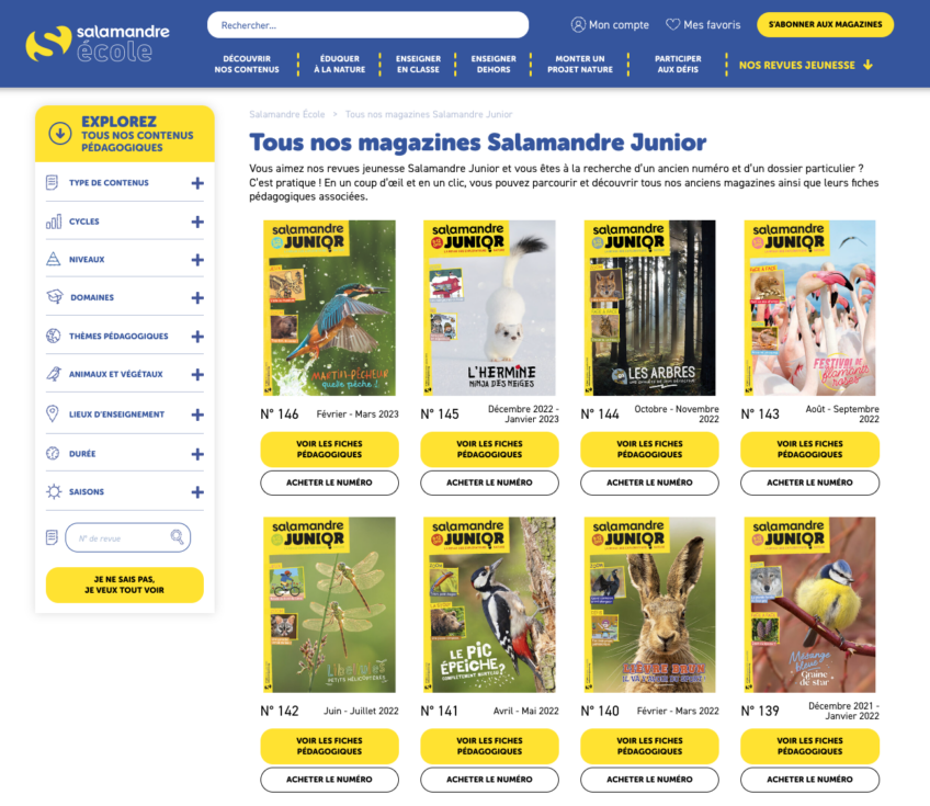 enseignants nature primaire