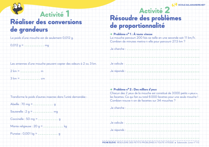 CM1 et CM2