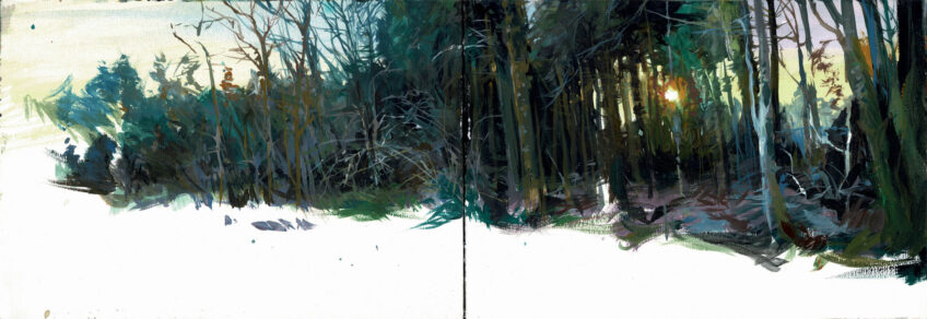 Christophe Pons-Capitaine, un peintre en forêt - Revue Salamandre