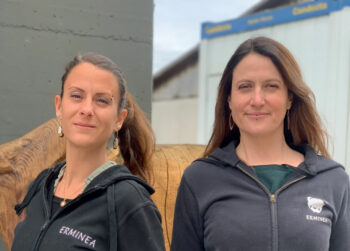 Laélia Maumary
Fondatrice du centre de soins de la faune 
sauvage Erminea 
et 
Joan Clara Eberlein Responsable 
administrative.