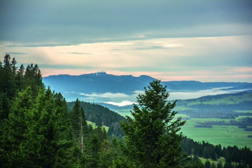Vue depuis Tête de Ran ( Neuchâtel )