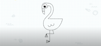 PSA Apprends à dessiner avec Sam - Etape Flamant rose - Etape