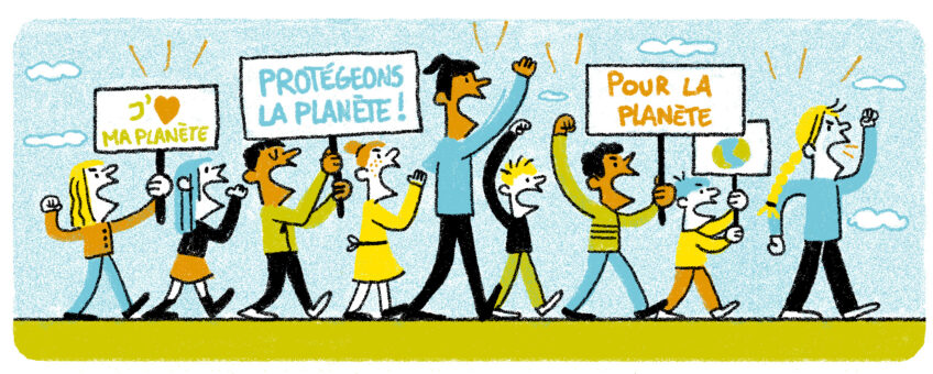 Illustration Ma Planète Le Climat - Poster Salamandre Junior 155