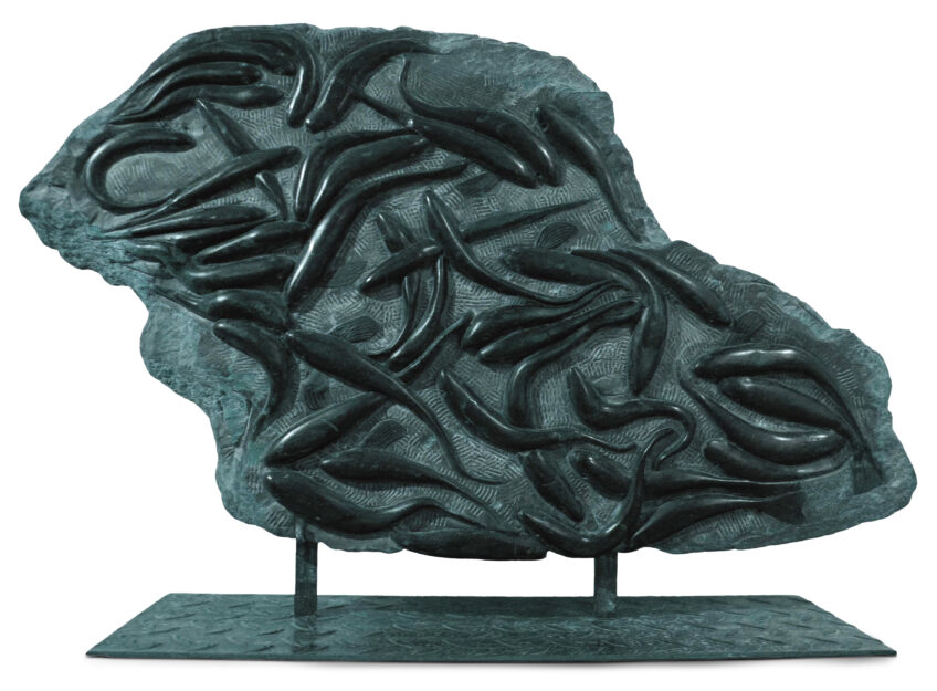 Grand angle Jean Lemonnier Les sardines en folie Schiste