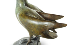 « Le plus souvent solitaires sont les chevaliers gambettes. Là, c’est un couple qui parade. »
Les retrouvailles
Bronze, 34 x 30 x 24 cm « Le plus souvent solitaires sont les chevaliers gambettes. Là, c’est un couple qui parade. »
Les retrouvailles
Bronze, 34 x 30 x 24 cm