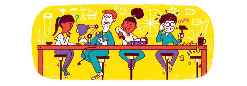 dechets electroniques poster infographique ma planete salamandre junior