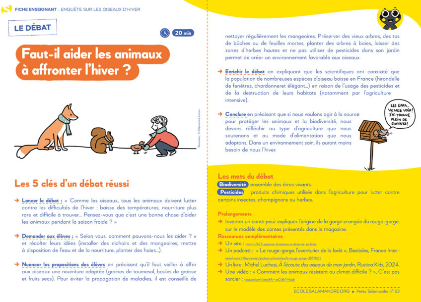 PSA63 fiche rouge gorge debat