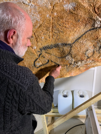 Gilles Tosello au travail.
